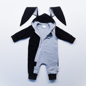 gomera cotton jumpsuit – "monochrome bunny" | suurus 62
