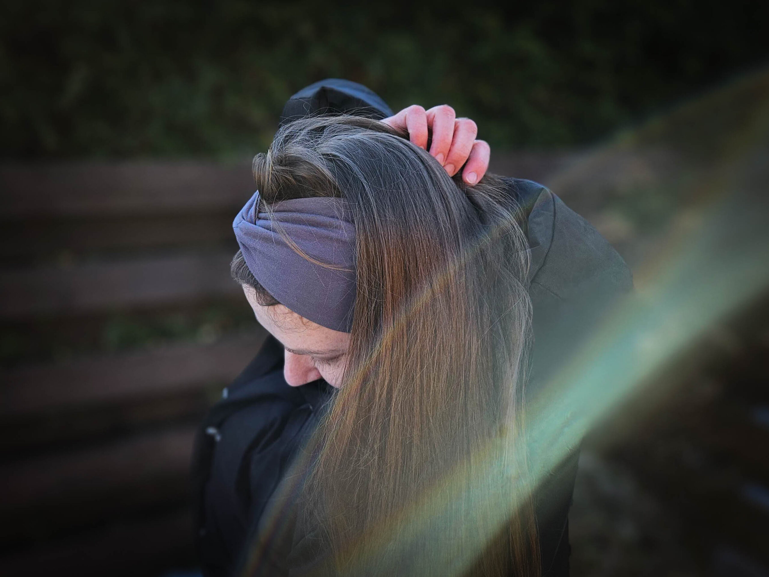 Gomera Nordic Wrap naiste peapael Asphalt