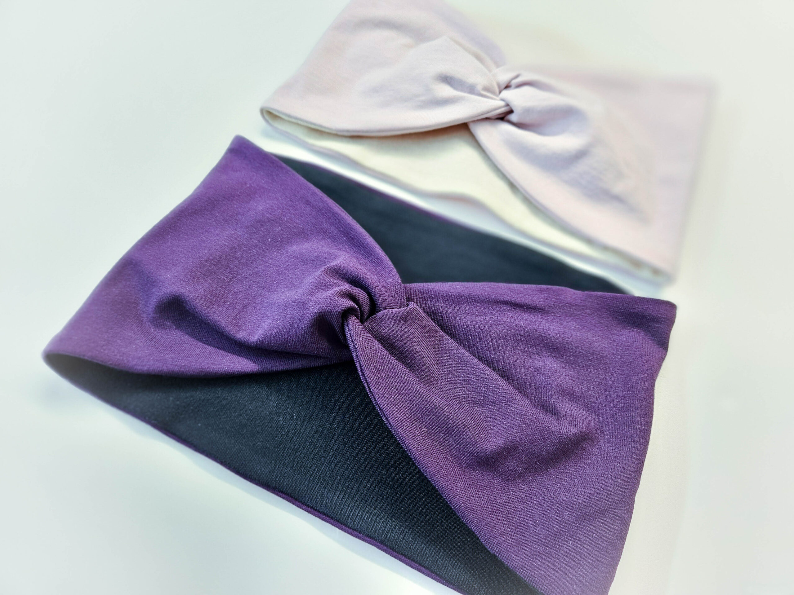 Gomera Nordic Wrap naiste peapael Dark Plum ja Vintage Rose