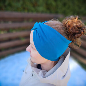 Gomera Vordic Wrap naiste peapael Deep Teal