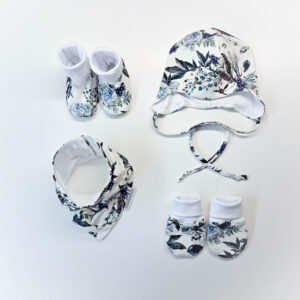 Gomera komplekt (müts, sall, kindad, papud) Arctic Berry 41-44cm(s. 68)